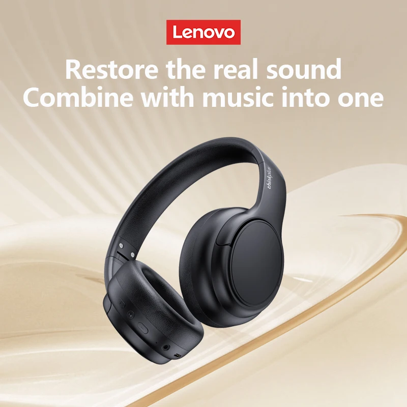 Original Lenovo 5.3 Wireless Bluetooth Headset TH20 Gaming Dual Mode Foldable Sport Headphone HIFI Sound Music Earphone 2023 New image 3
