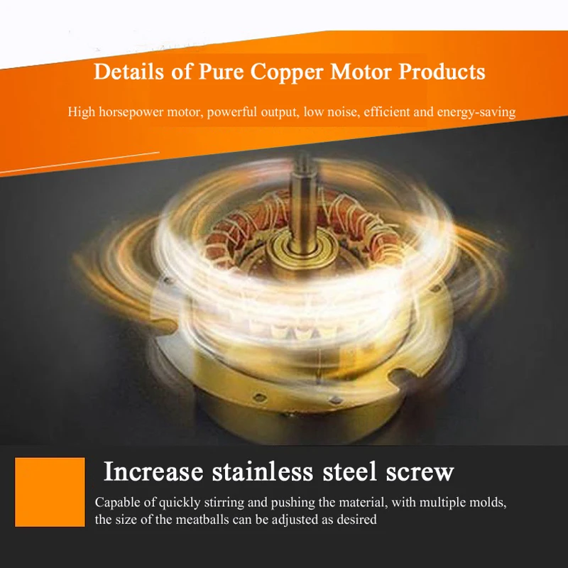 Mesin pangsit daging beras komersial baja tahan karat, daging domba, ikan, mesin pembentuk bakso babi