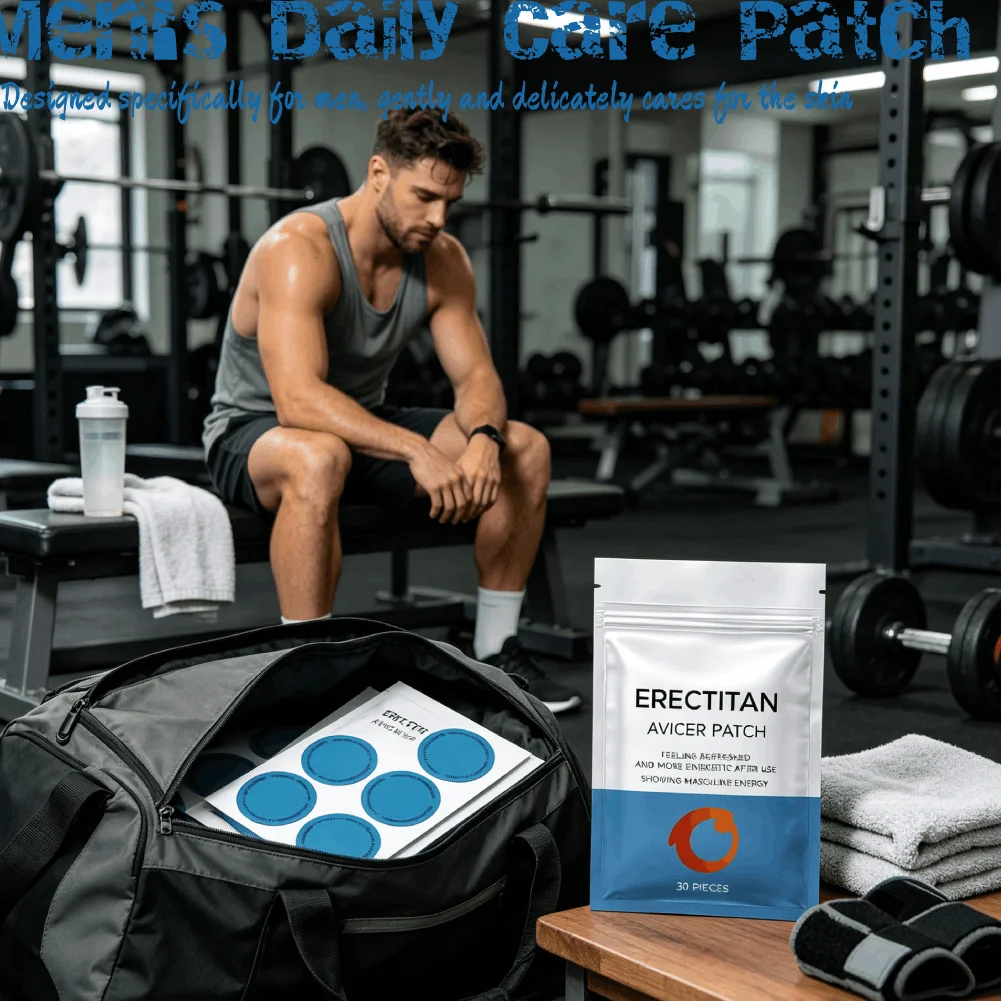 30PCS Erectitan Avicer Men's Energy Patches Boost Stamina Vitality Support Daily Relieve Discomfort Wellness Care for Man