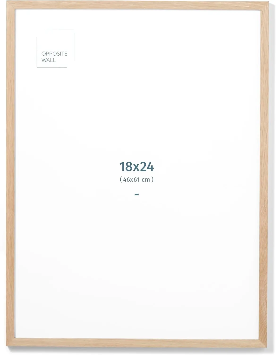 

Рамка для фотографий из натурального массива дуба 18x24 дюйма — легкий небьющийся настенный декор для галереи домашнего офиса
