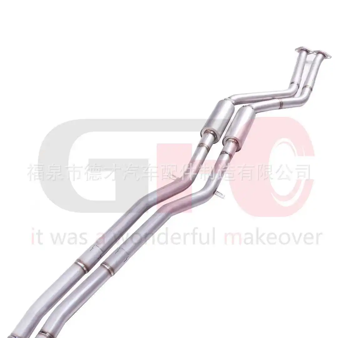 Suitable for 04 BMW e46 2.5L changed to GFC mid-tail exhaust system exhaust sound wave in situ non-destructive installation