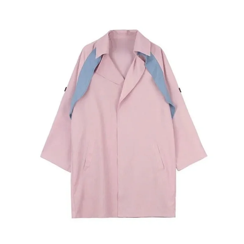 Women's Trench Coat Korean Version Spring Autumn Windbreaker 2025 New Thin Chic Cardigan Jacket Female Outerwear Top