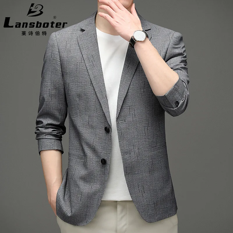 

Men's Suit Fashion Suit Spring And Autumn New Slim Fit Medium And Youth Thin Small Suit Casual Coat