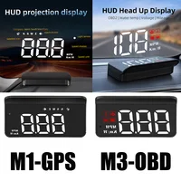 M3 OBD2 M1 GPS HUD pantalla frontal obd2 ordenador proyector de velocidad de coche ordenador automático a bordo alarma de kilometraje de combustible accesorios de coche