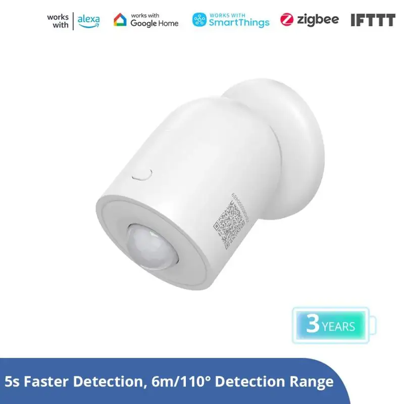 

SONOFF SNZB-03P Zigbee Motion Sensor Light Detection Home Security Smart Scene Automation via eWeLink APP Alxea Google Home