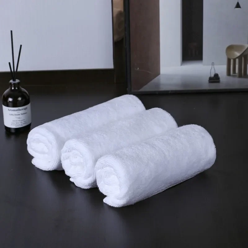 

Star hotel linen cotton non-slip jacquard floor towel hotel pure white bathroom floor mat pure cotton 2025 new
