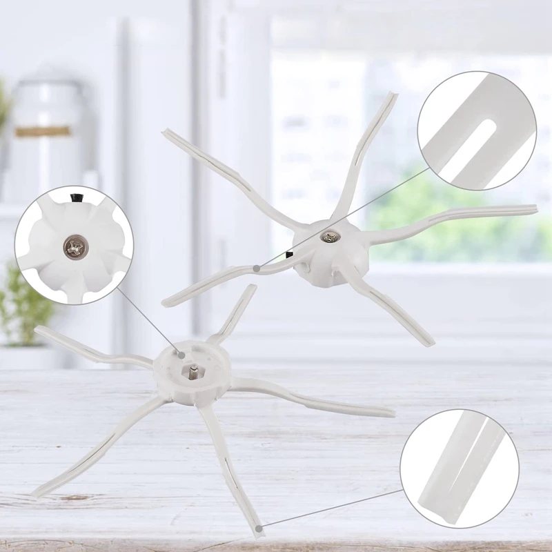 แปรงปัดด้านข้างหลักทำจากผ้ากรอง HEPA สำหรับหุ่นยนต์ดูดฝุ่น T7S T7S S7 Xiaomi Roborock