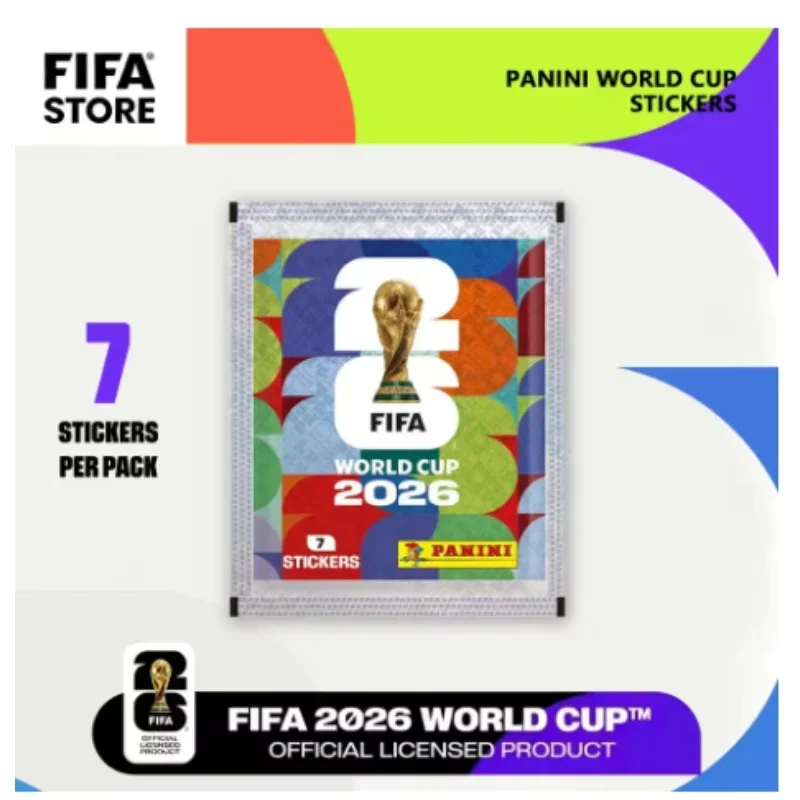 2026 Genuine Panini Official FIFA World Cup Soccer Cards Sticker Packs Album Limited Edition Collection Soccer Memorabilia Set