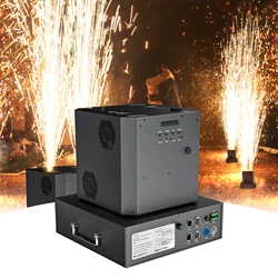 New High-Power Dual Head Fireworks Machine Stage DJ DMX Cold Flame Spark Machine Wedding Concert Large-Scale Event Spark Effect