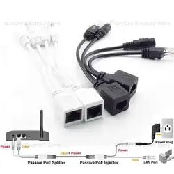 POE Cable Passive Power Over Ethernet Adapter Cable POE Splitter RJ45 Injector Power Supply For IP Camea