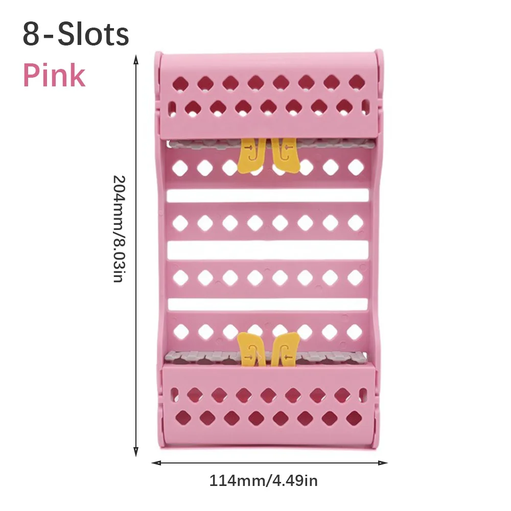 Plastic Dental Disinfection Rack Autoclavable Multicolor Oral Instrument Placing Box Instrument Storage Box Dental Clinics