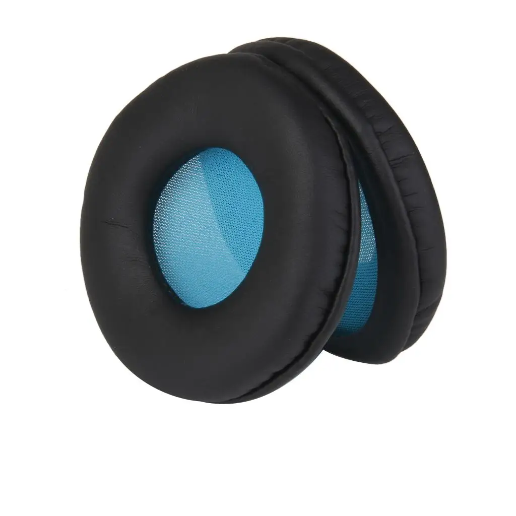 Replacement Pads Earpads for MDR-ZX600 Headphone Black with Blue