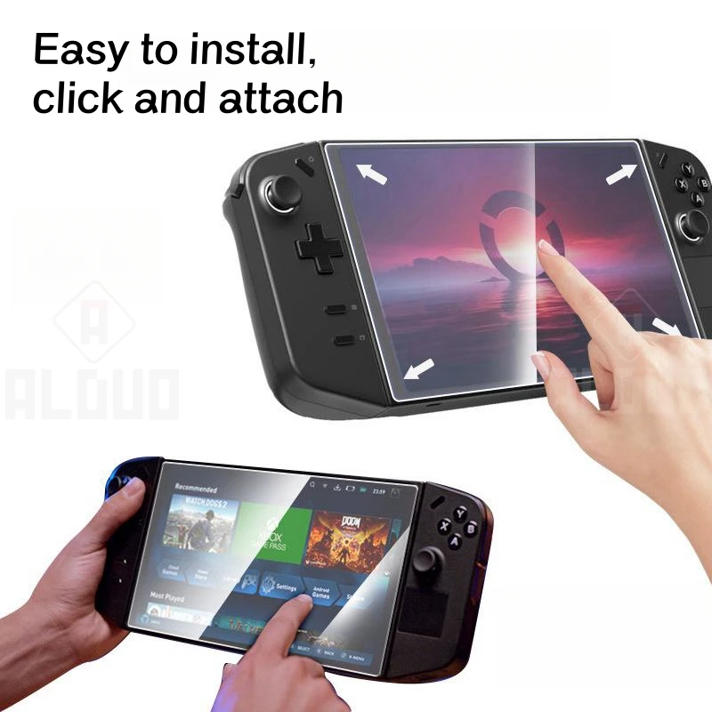 2 قطعة الزجاج المقسى لينوفو الفيلق الذهاب وحدات التحكم واقي للشاشة ل Legion GO المضادة للخدش HD طبقة رقيقة واقية الملحقات