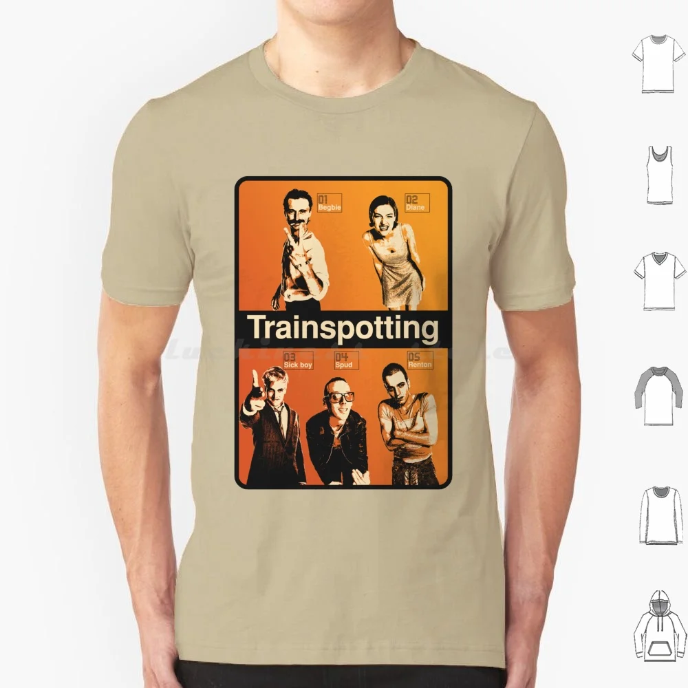 Trainspotting T Shirt Cotton Men Women DIY Print Trainspotting Trainspotting Characters Scottish Movie British 90s