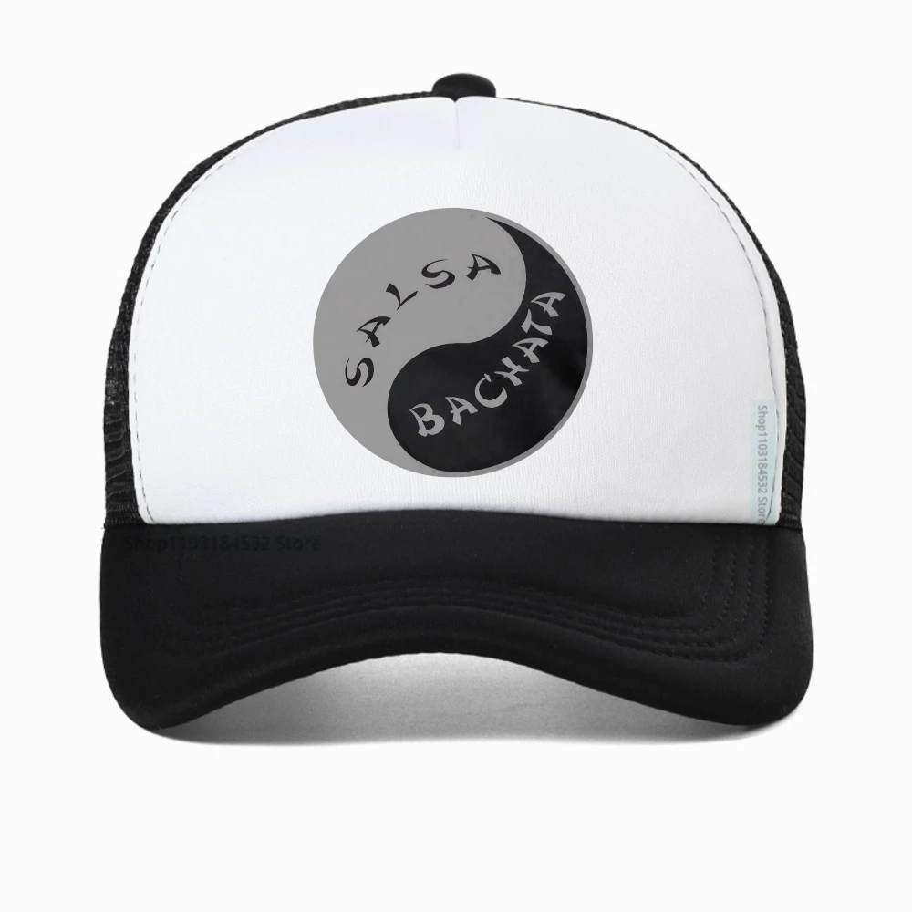 

Funny Salsa Bachata Yin Yan Graphic baseball cap Streetwear Harajuku Dance Mens caps fashion casual Breathable snapback hat