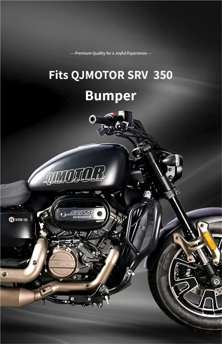 FOR Torsion Resistant Reinforced Bumper Bar for QJ SRV 350 300 AMT SRV 250V - Stable Bearing Structure Exclusive Fit Part