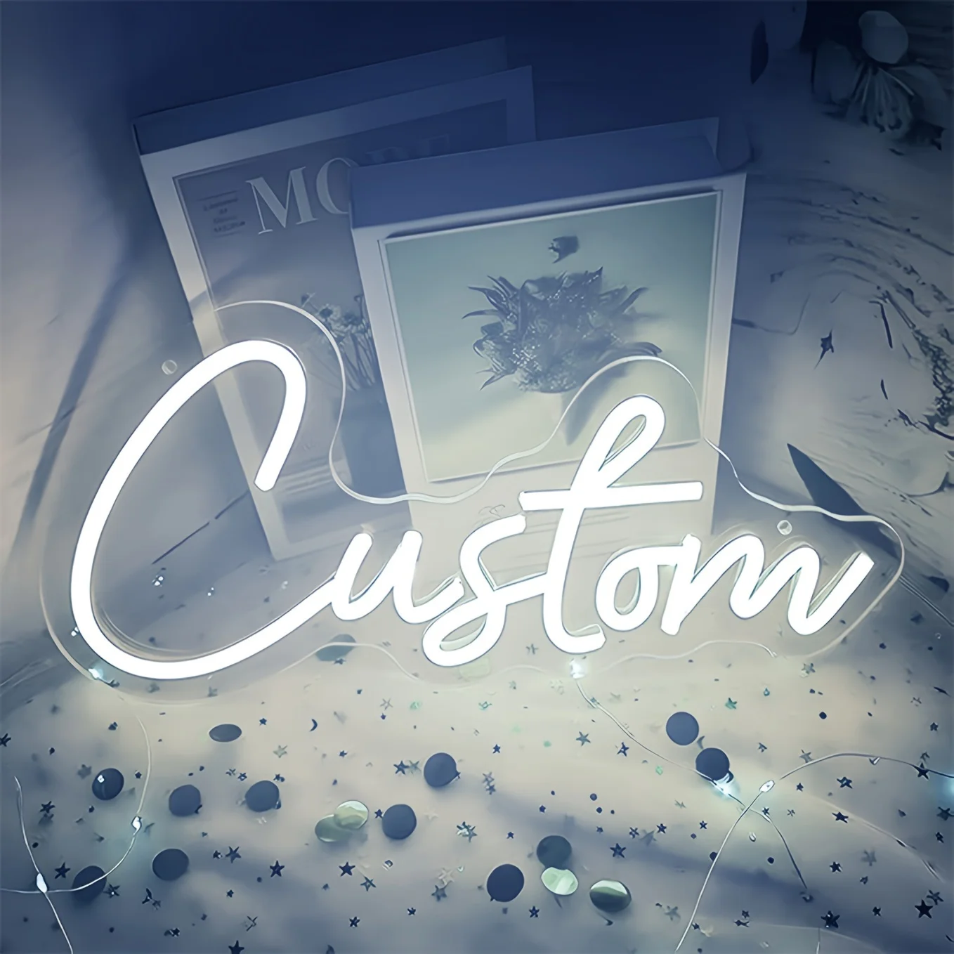 Insegna al neon personalizzata Luce al neon a LED personalizzata con dimmer Luce USB per camera da letto/matrimonio/festa/sala giochi/camera delle ragazze/bar