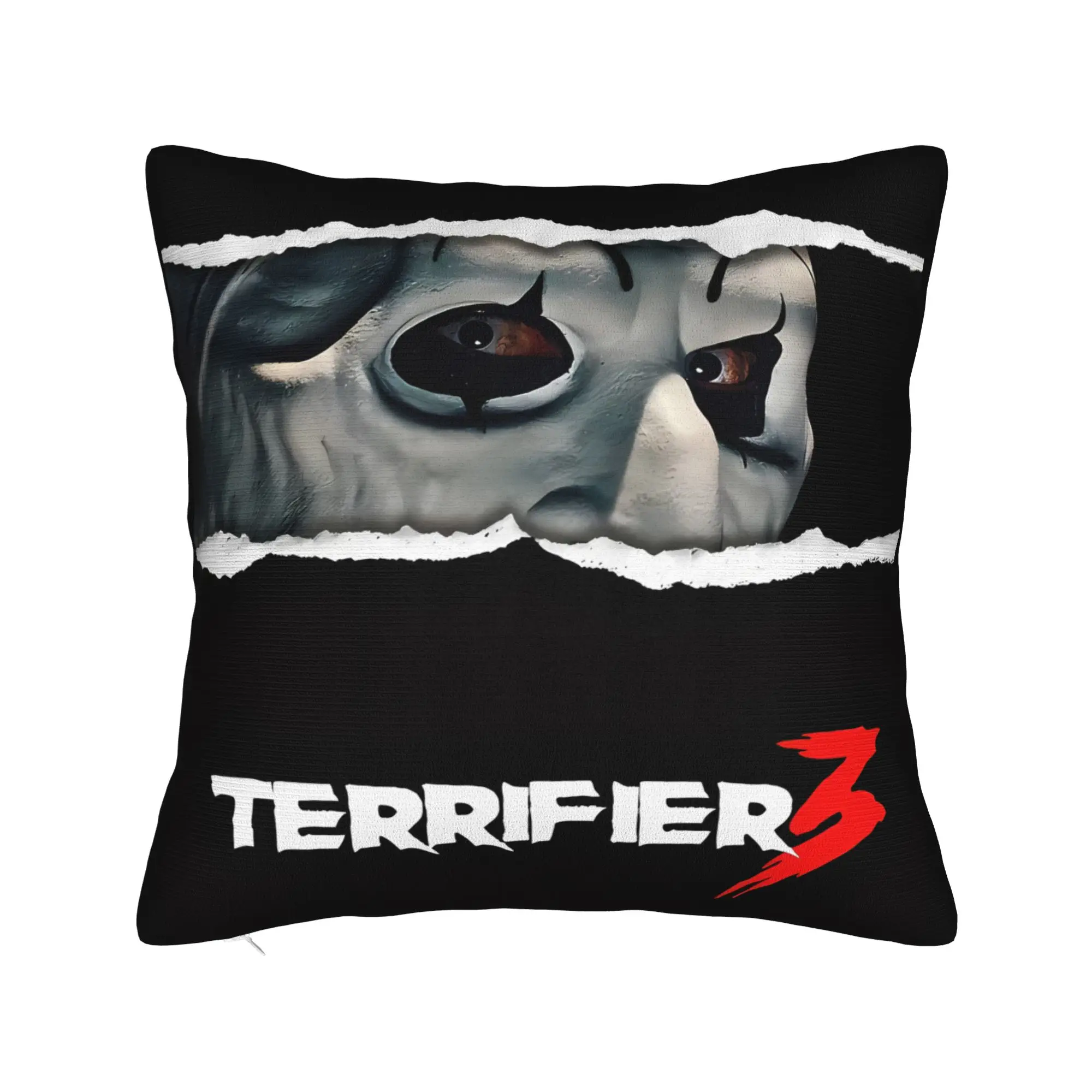 Terrifier Movie Pillowcases  Fashion Pillow Case For Living Room Sofa Comfy Pillow Cover