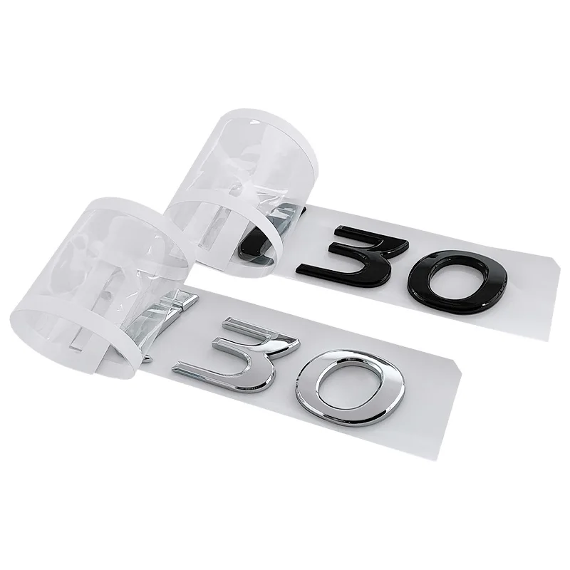 ثلاثية الأبعاد ABS كروم أسود شعار i30 شعار رسائل لوحة ملصق مائي شارة صندوق السيارة لملحقات ملصق i30