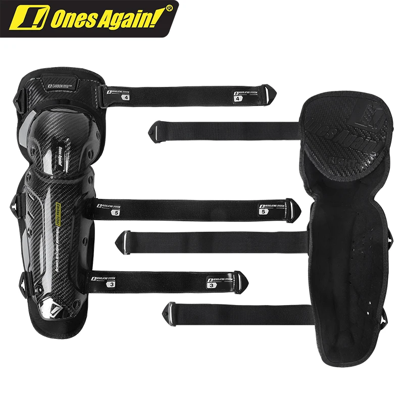 

Ones Again KP07 Motocross Knee Pad Carbon Fiber Motorcycle Knee Guard Anti-fall Motocross Outdoor Sports Safety Gear