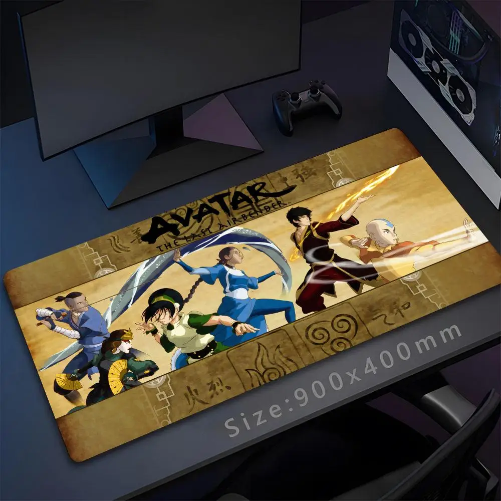 Avatar The Last Airbender Mouse Pad Hot Game Large Computer Mouse Pad Gaming Mouse Pad Waterproof PU full Leather 1000x500