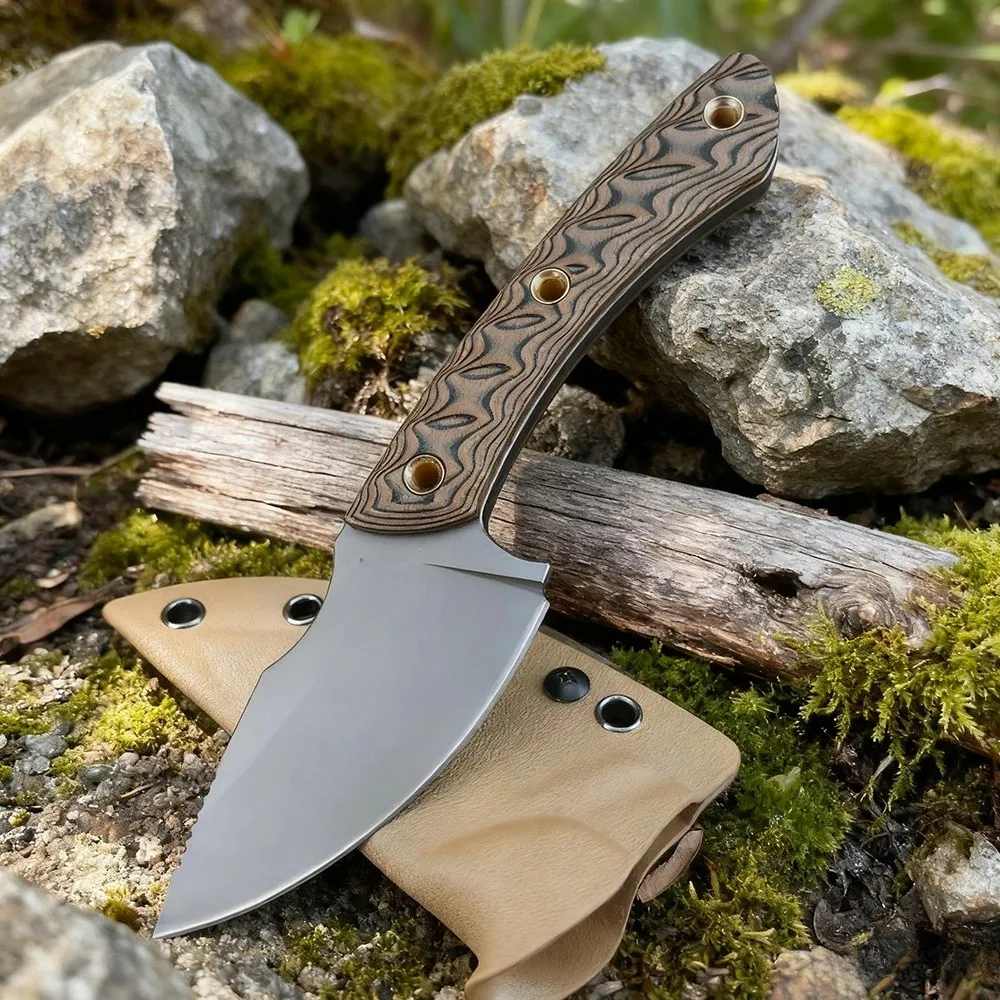 

Прочный нож с лезвием из стали 8Cr13MoV для активного отдыха, портативный нож для выживания в дикой природе, карманный нож для рыбалки