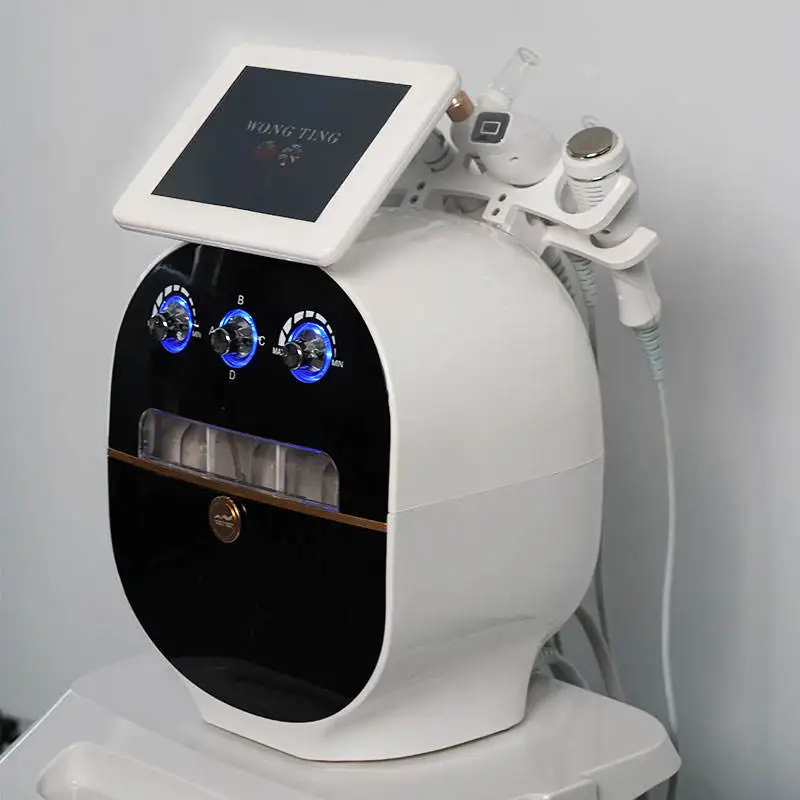 New Model 6 In 1 Peel Dermabrasion Cleaning Hydros Beauty Machine Hydro Hydrodermabrasion Hidro Beauty  Machine