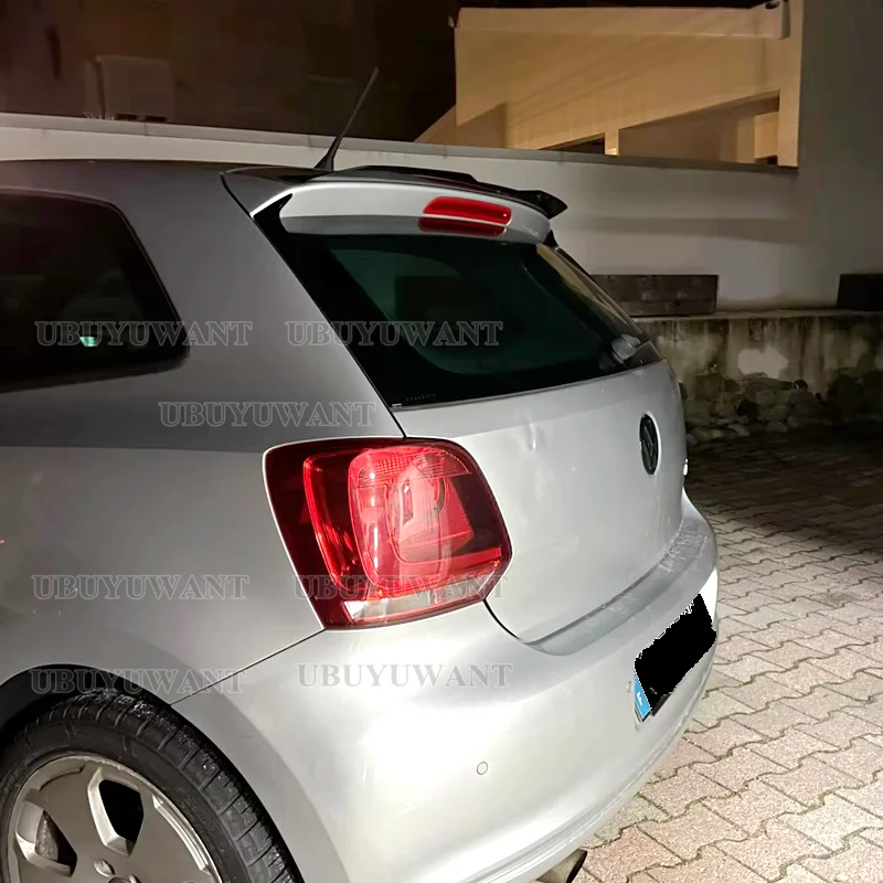 Heckdachspoiler für VW POLO MK5 GTI R-LINE Lippenflügelspoiler für Polo MK5 6R 6C ABS-Kunststoff-Heckfensterspoiler – Detail 3