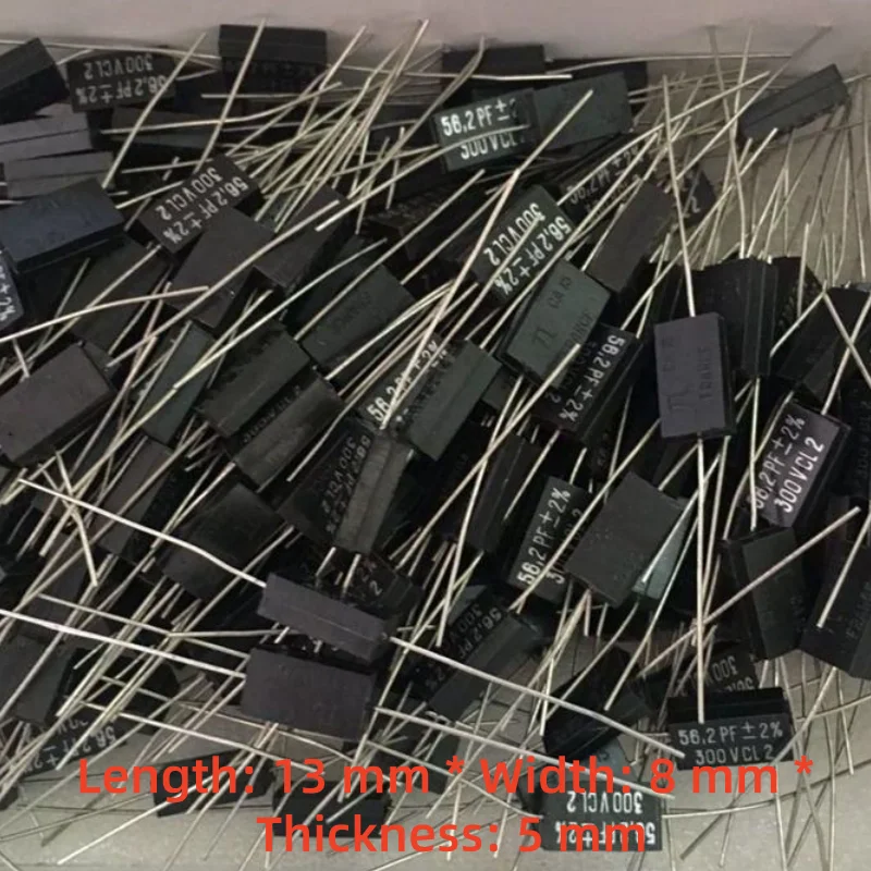 5PCS 56PF 300V 2% Fever Silver Mica Non-Polarized Capacitor
