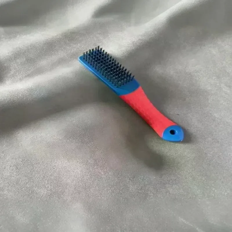 Heavy Duty Stainless Steel Wire Brush With Comfortable Plastic Handle Perfect For Removing Rust, Welding Slag, Dirt, And Paint