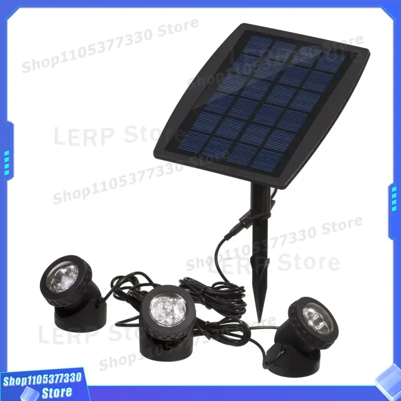 IP68 Waterproof LED Lawn Light Submersible Spotlight Color Changing for Garden Pond Aquarium Outdoor Landscape Decoration