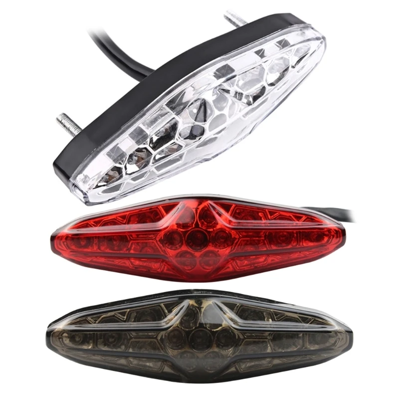 

Universal LED Motorcycle License Plate Tail Brake Stop Tail Rear Light