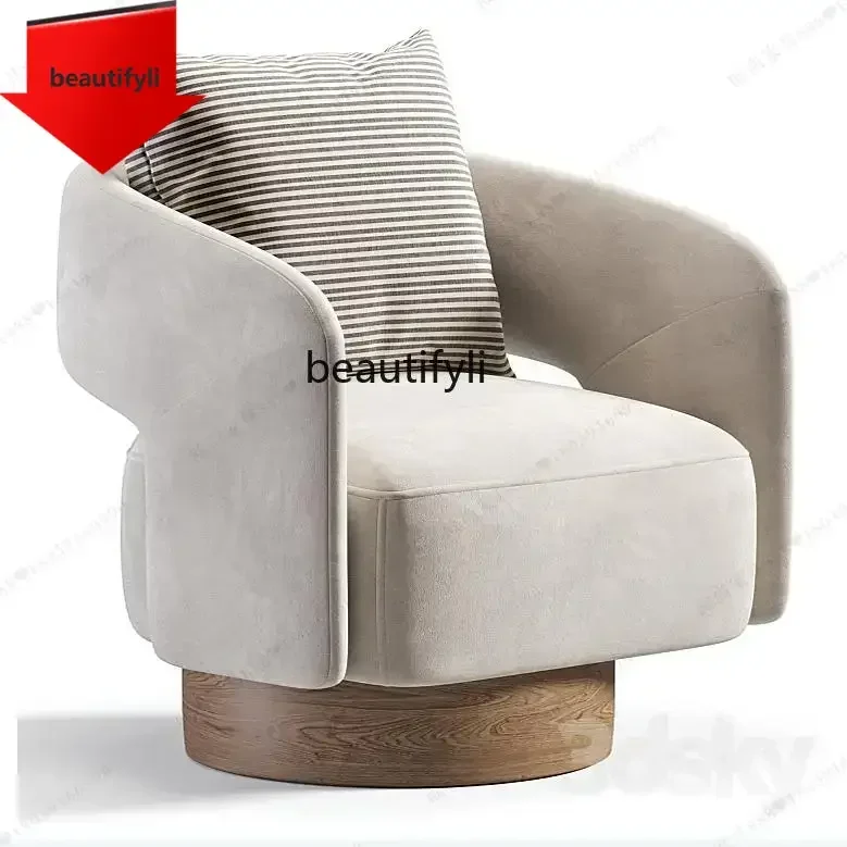 

Q181 Cream style light luxury single sofa, modern simple living room, idle single chair beauty salon