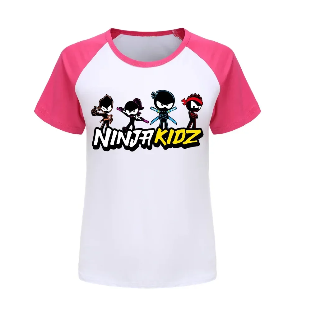 Boys T Shirt Summer NINJA KIDZ 3D Printed T-shirt Kids Funny Harajuku Fashion Top Boys&Girls Tee Tops 2-16 Years