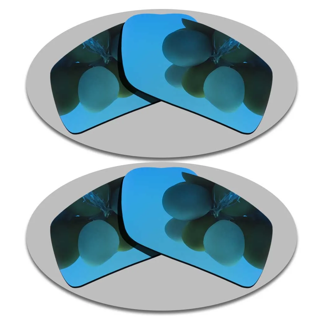 

2 Pairs Sky Blue&Sky Blue Lenses Replacement For-Costa Del Mar Fantail Polarized Sunglasses