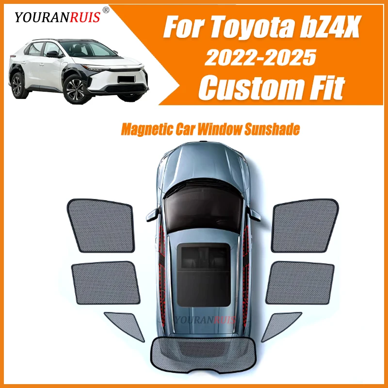 

Magnetic Car Windows Sunshade Side Heat insulation Mesh Sun Curtain Visor UV Protection For Chery Tiggo 7 PLUS 2021-2025