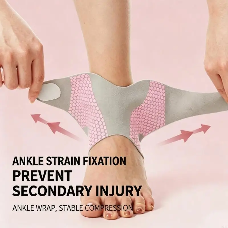  Adjustable Sports Ankle Sleeve Brace Breathable Design For Basketball Running