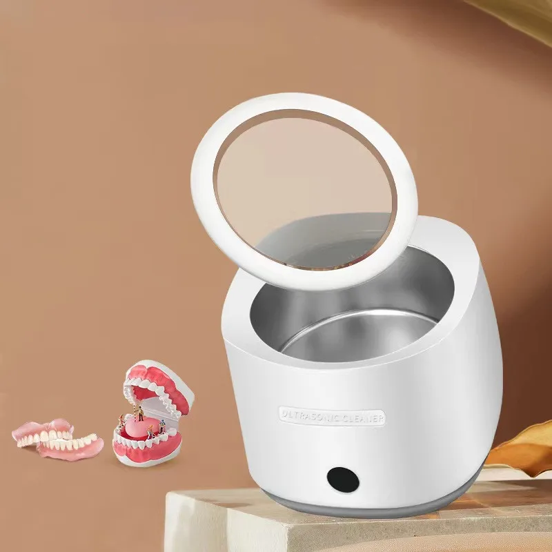 Home appliance portable denture ultrasonic cleaner for daily use