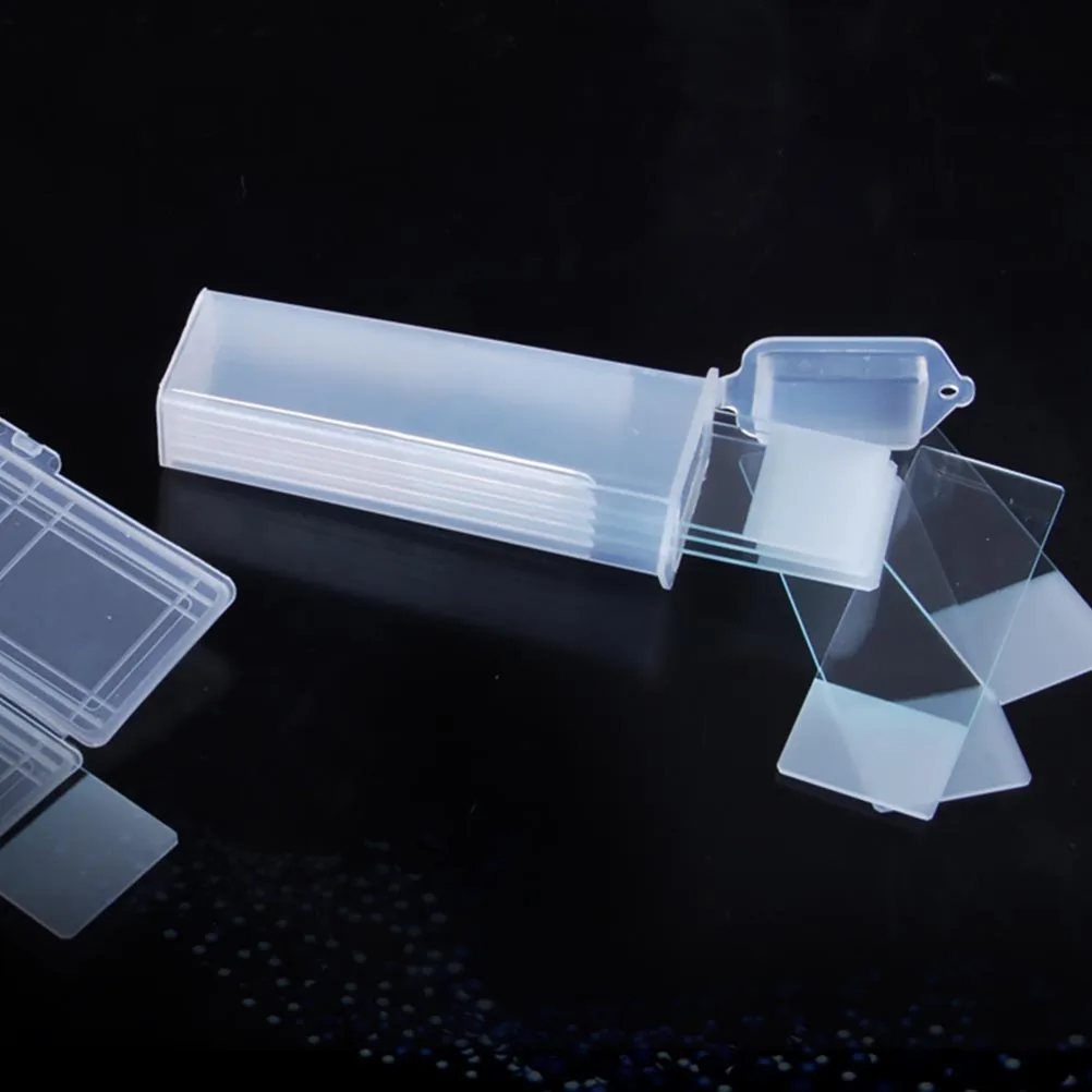 

50pcs Microscope Pathological Specimen Storage Holder Glass Slide Container Lab Tool PP Material Large Capacity Safe