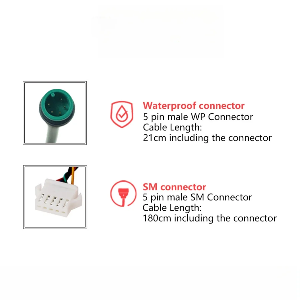 LCD Display Screen For Bicycles KT-LCD8SU Display E-bike LCD Screen Real Time Speed Display Unit Bicycle Fault Code Display