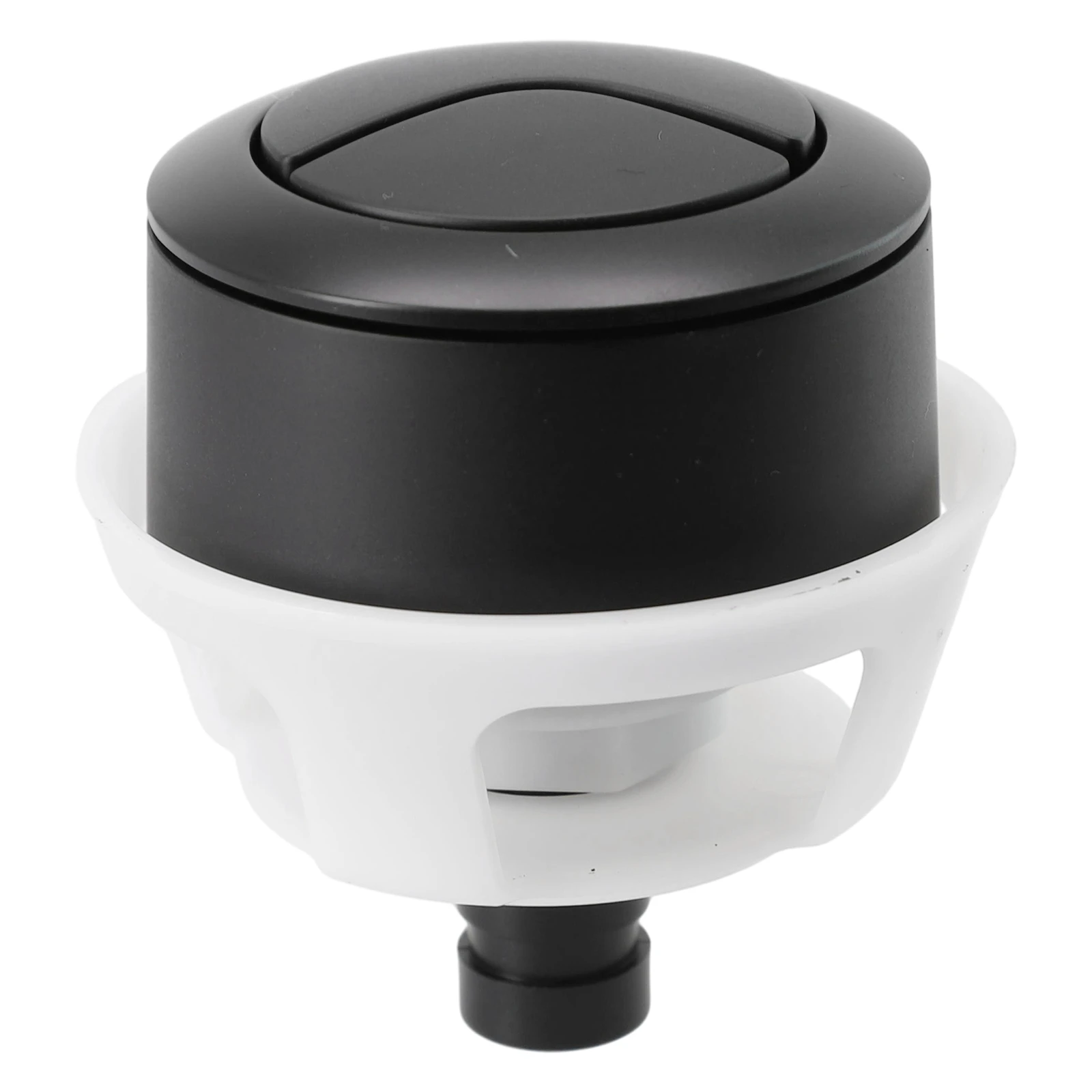 Dual Flush Toilet Water Tank Button Round Valve Push Button Black Toilet Seat Water Tank Valve Bathroom Accessories