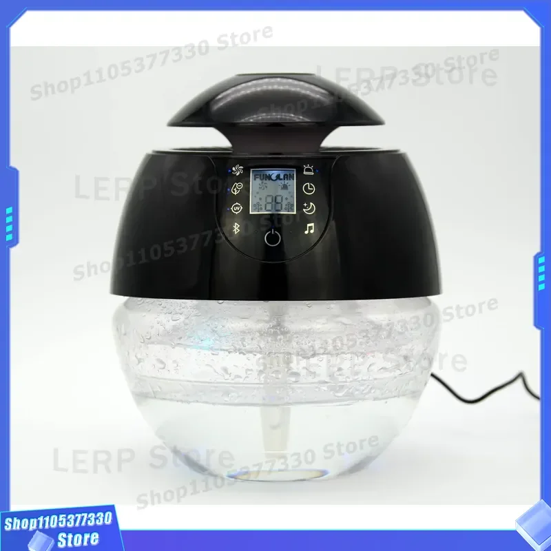 Portable Air Purifier with Water Filtration System for Home Office Dust Removal Fresh Air Cleaner Machine Quiet Operation