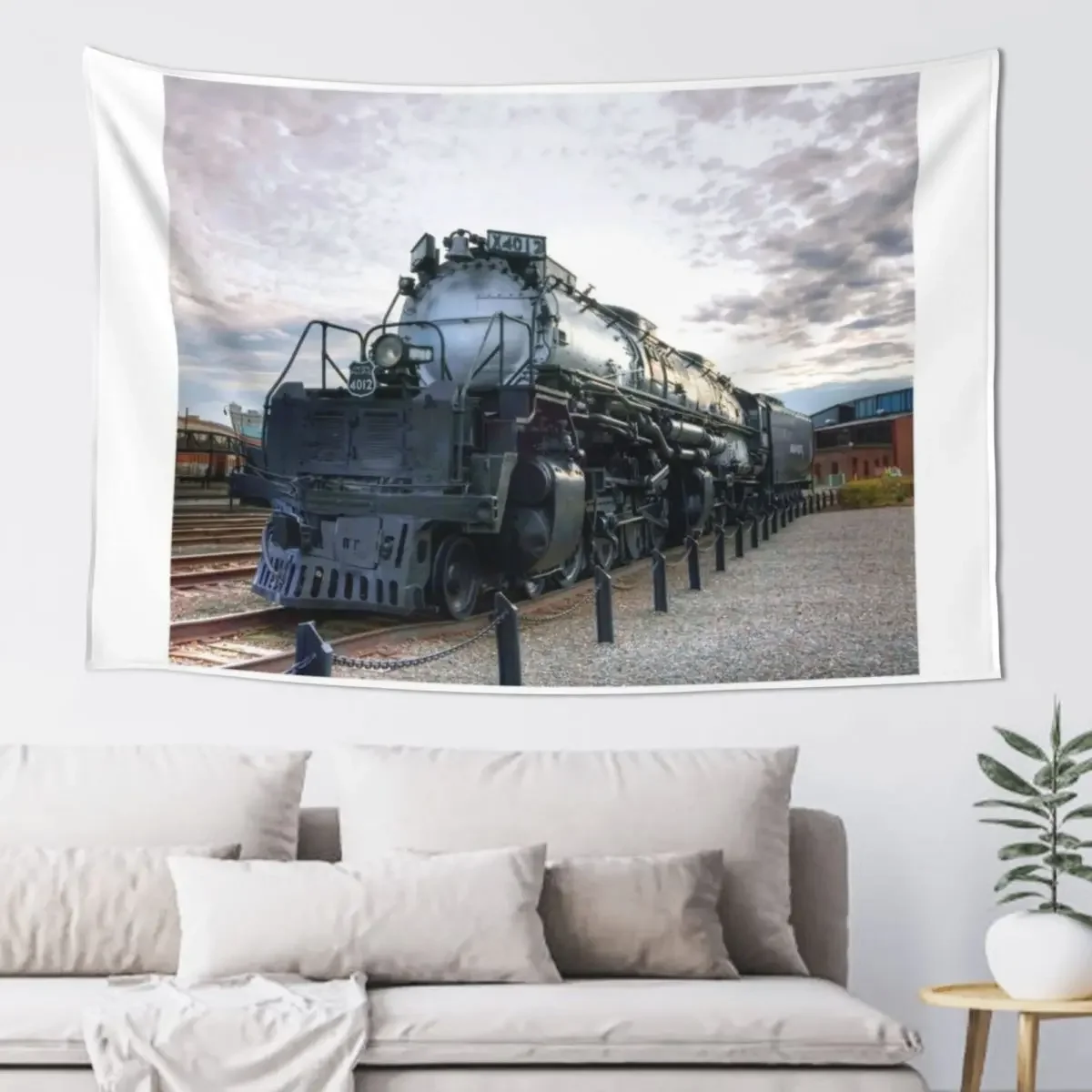 

Big Boy of the Rails Tapestry Decoration For Bedroom Bathroom Decor Wall Decor Aesthetic Room Decor Tapestry