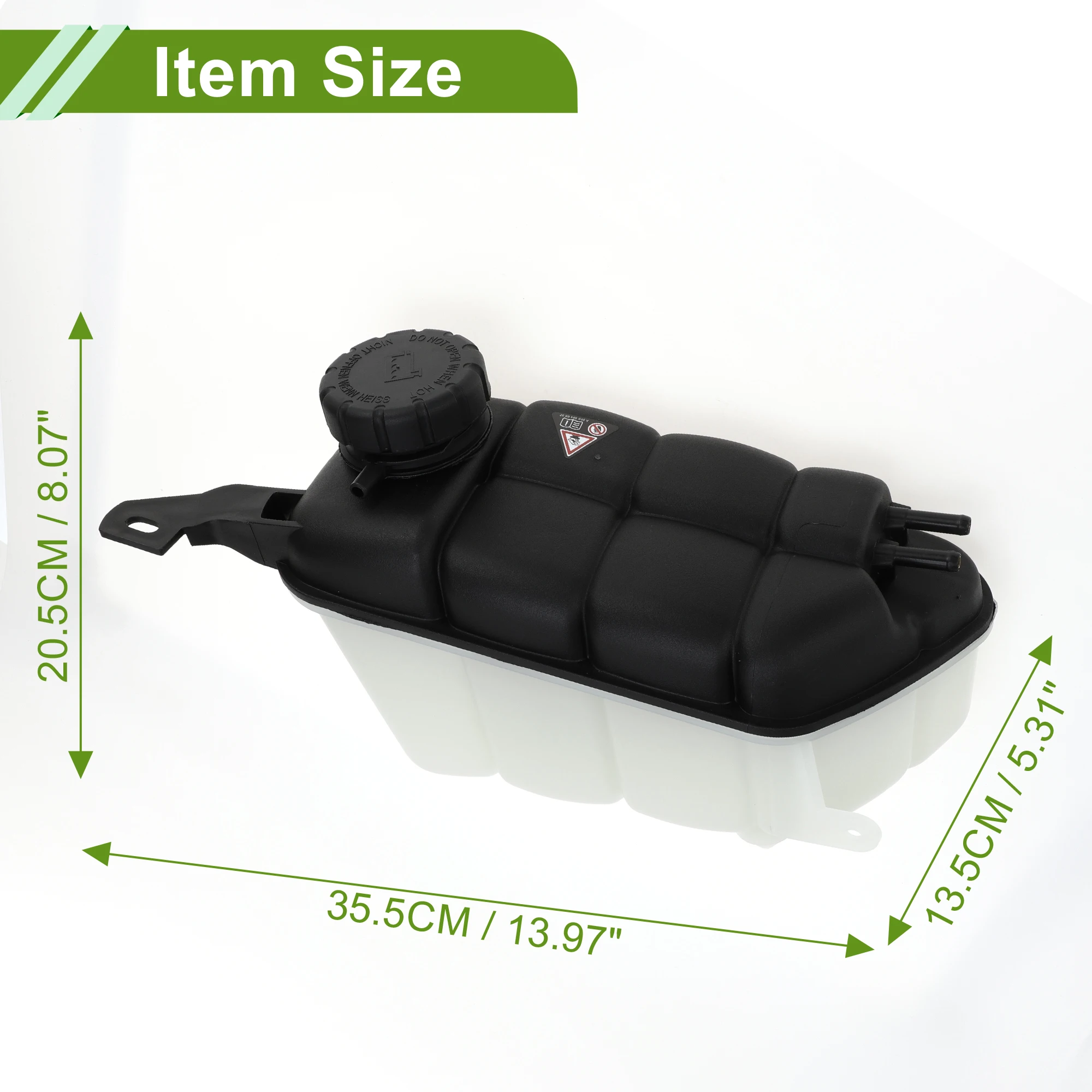 

UXCELL No.2205000049 Coolant Water Expansion Tank for Mercedes-Benz CL500 CL55 S430 S55 Heat Resist Coolant Radiator 1Set