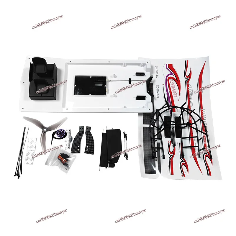 

Pneumatic Boat Air Remote Control Electric Boat Toy Half Set DIY Water Snow Rescue Boat