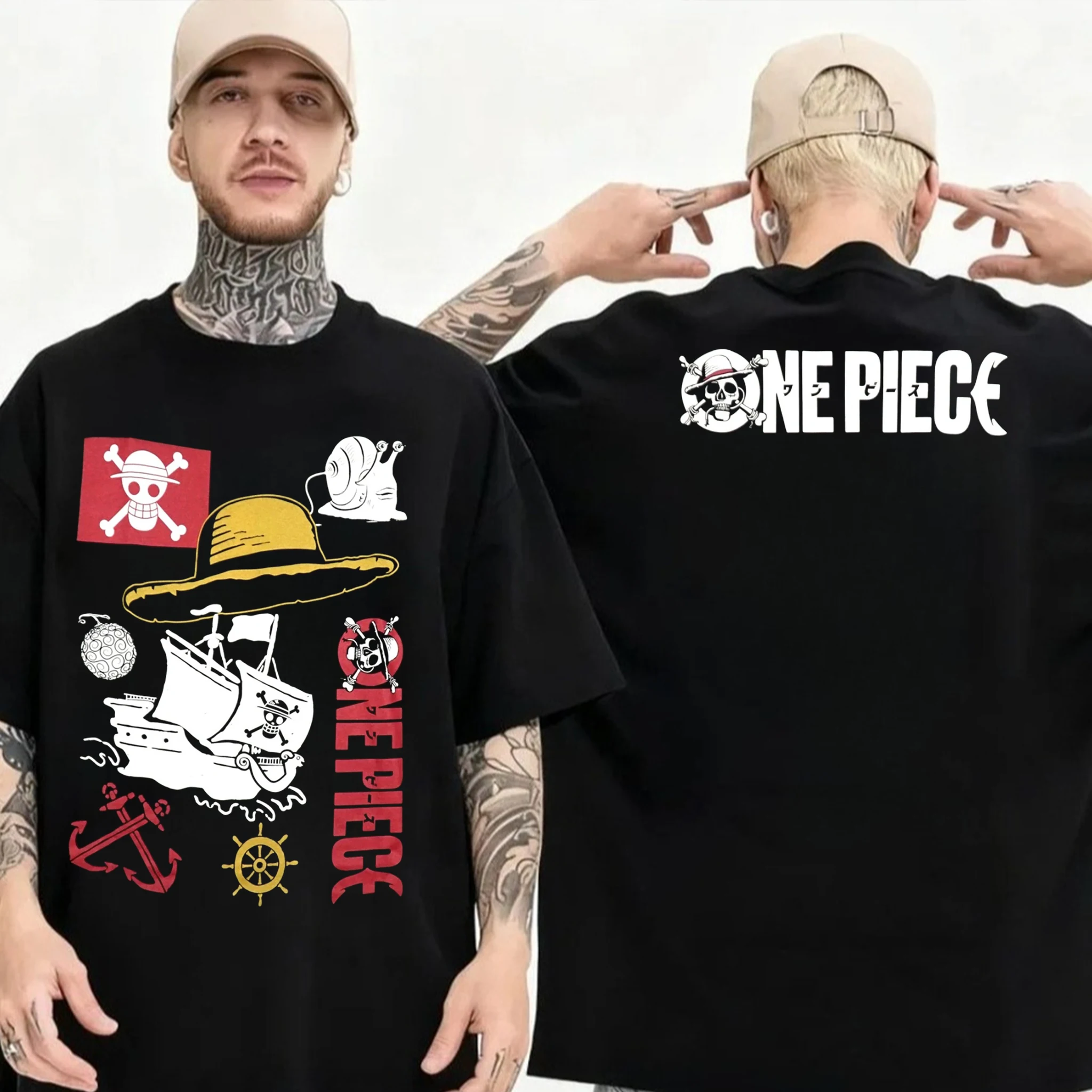 One Piece Anime T Shirt Men Women Cotton Short Sleeve Tee Tops 2026 Summer Luffy Zoro Sanji Graphic Print Streetwear Casual Y2k