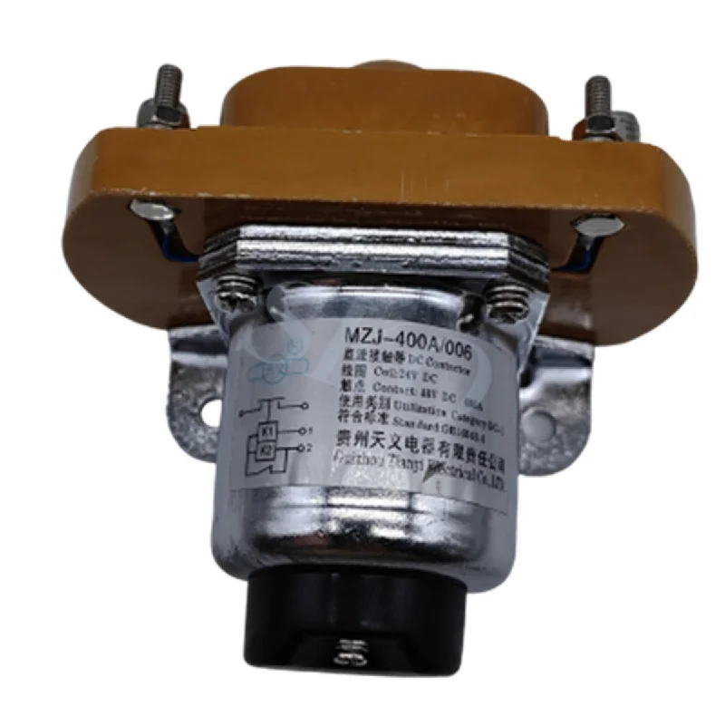 

For Sany sy LIUGONG/XCMG/LOVOL Tianyi Relay DC Contactor 400A-24V Original Excavator Accessories