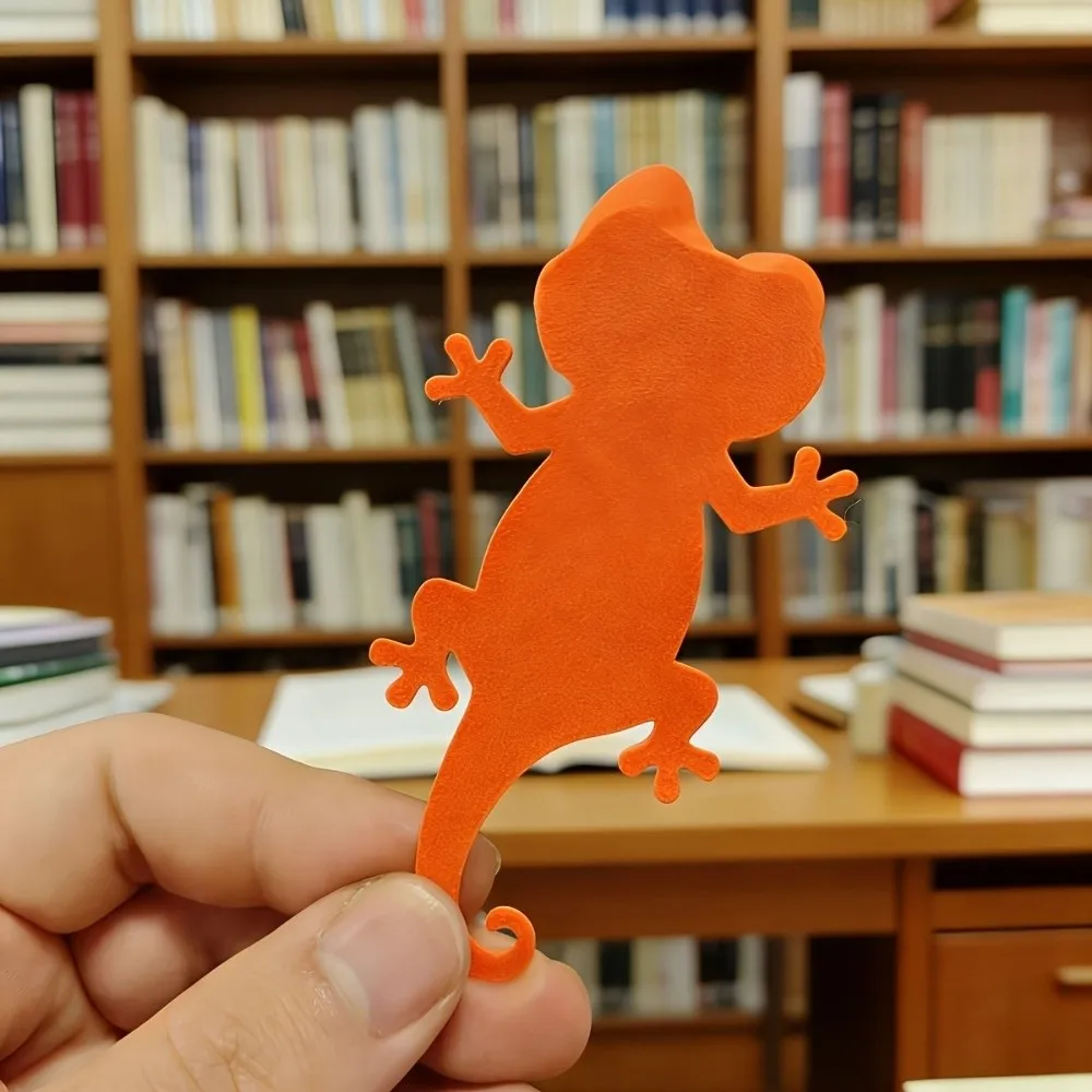 Durable 3D Printed Gecko Bookmark Funny Multi-functional Reading Books Bookmark Quirky Cute Page Marker Gifts