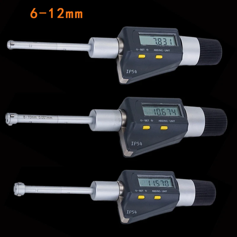 XIBEI Three-point internal diameter micrometer 6-12mm 12-20mm 20-50mm 50-100mm three-jaw internal measuring screw micrometer