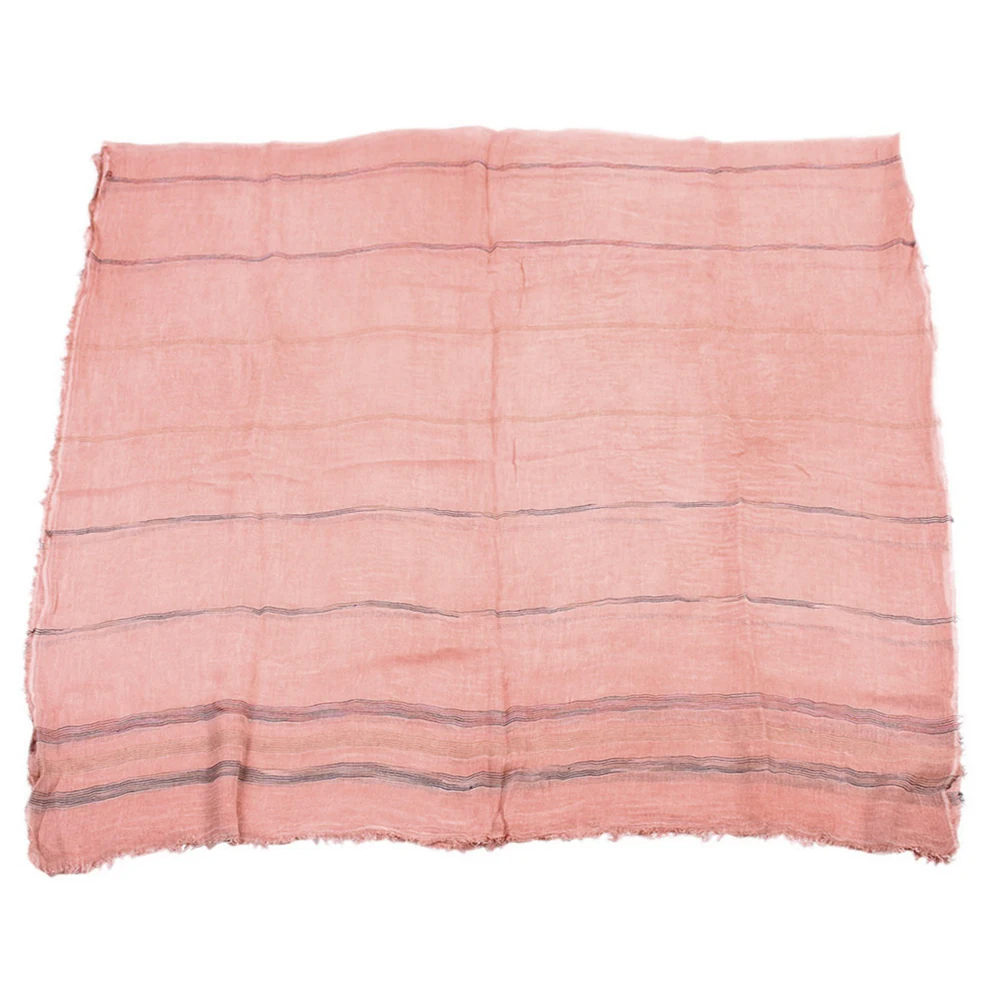 

2pcs Solid Linen Scarf Shawl for Men Women Beach Travel Air Conditioning Room Gift Unisex Sun Block Fashion